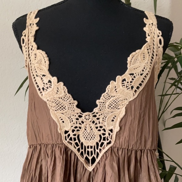 EUC FREE PEOPLE BREATHLESS DRESS - Picture 2 of 11